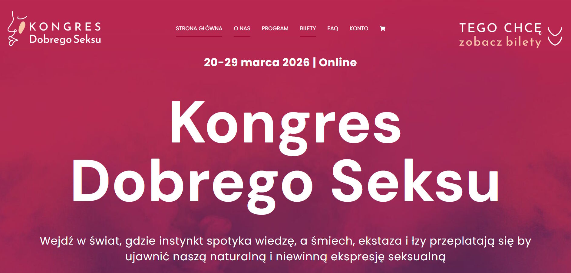 Strona www, blog, wizytówka firmowa 2 Kongres Dobrego Seksu