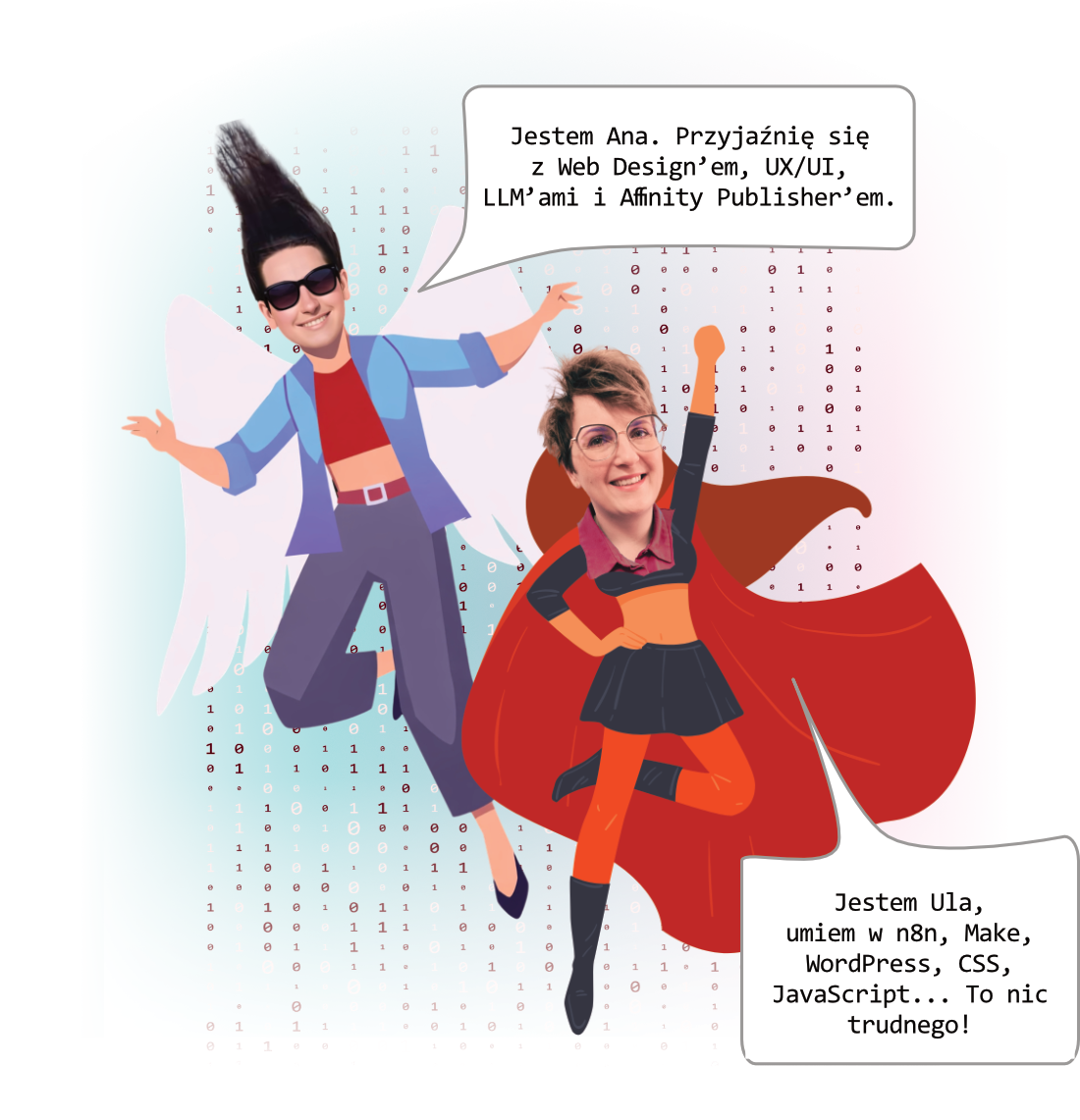 UMS Fusion Ula i Ana, n8n, Make, WordPress, Css, JavaScript, UX/UI, LLM, Affinity Publisher, Web Design