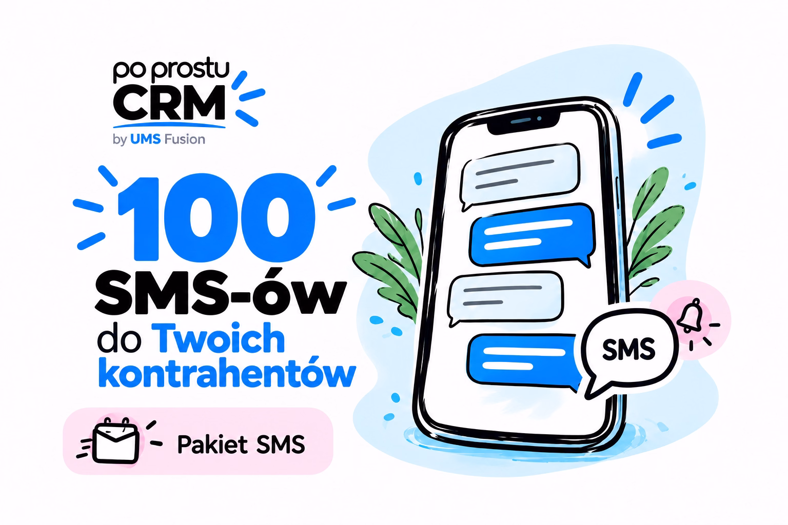 Po Prostu CRM | Pakiet 100 SMS-ów 2 Po prostu CRM | Pakiet 100 SMS-ów