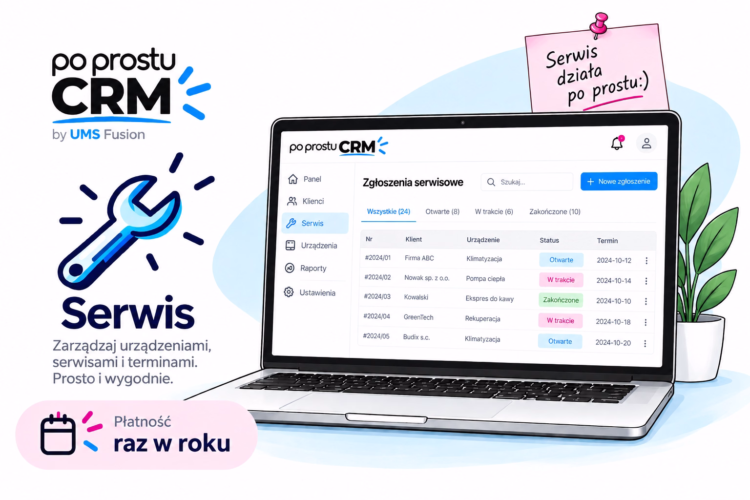 Po Prostu CRM | Serwis | Płatność raz w roku 2 Po prostu CRM | Serwis